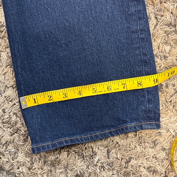 Abercrombie & Fitch women’s The 90s Relaxed high rise Dark Wash Jeans sz 27 - Picture 7 of 10